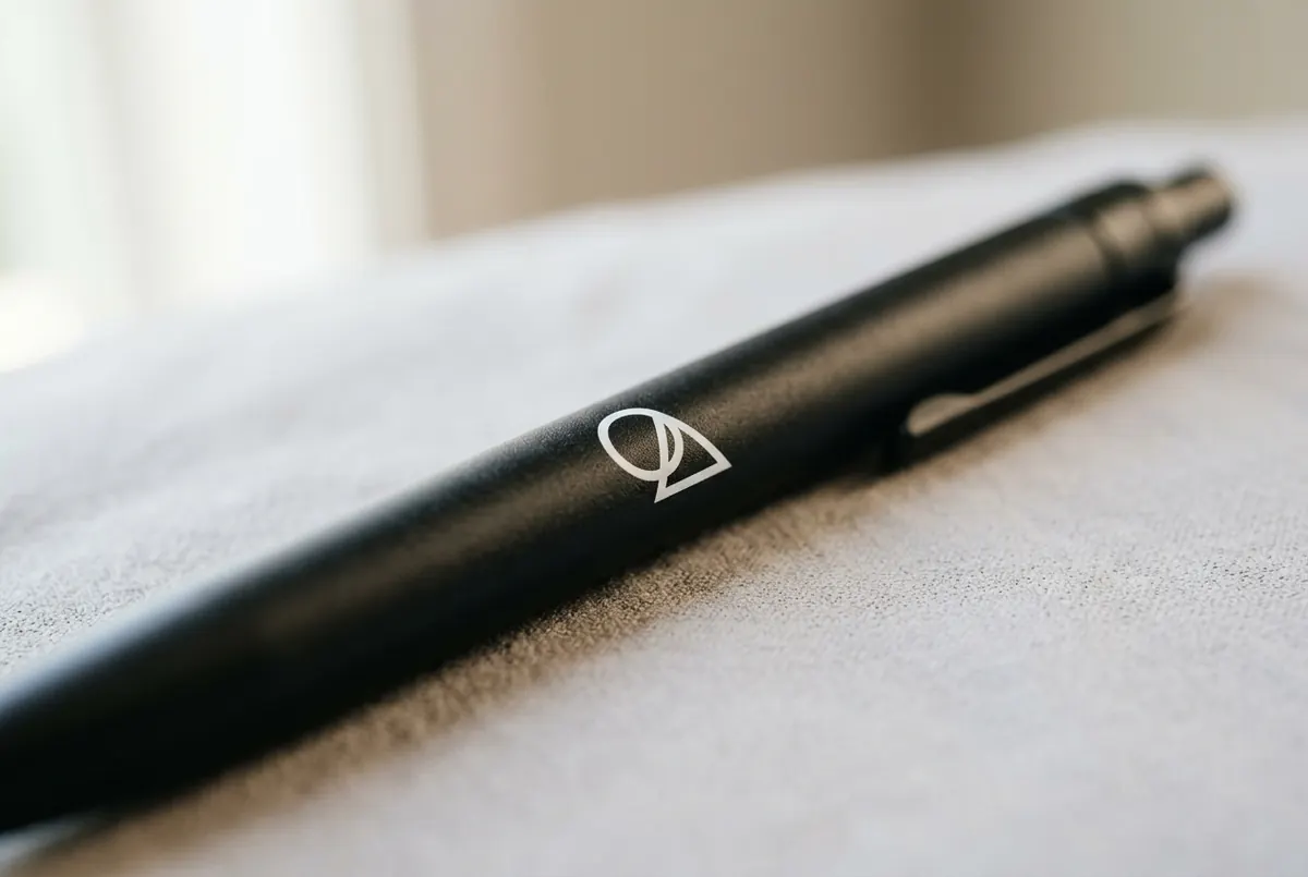 Tamponování: ukázkové logo provedené touto technikou