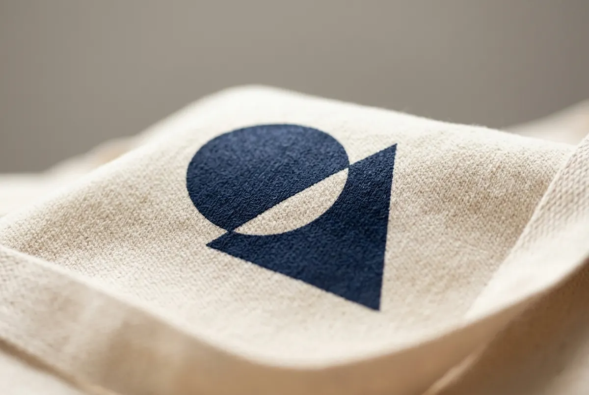 Sítotisk: ukázkové logo provedené touto technikou